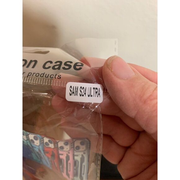 Samsung S24 Ultra Phone Case with Screen Protector Pink Camera Slide Cover - Picture 3 of 3